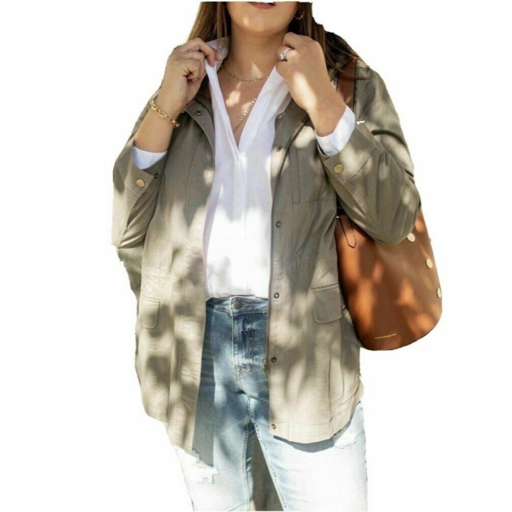 NWT $370 RYLLACE LUXURY Utility Cargo Gray Taupe